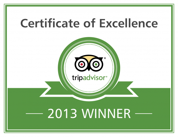 19 hotels, under Management Agreements with HotelBrain, Receive up to date the TripAdvisor Award of Excellence 2013
